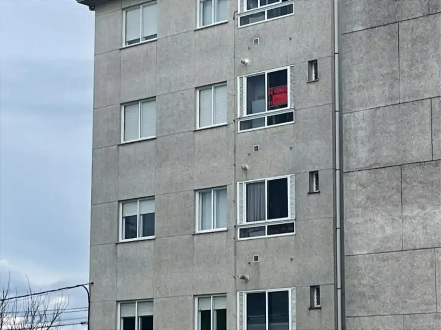 Vista exterior de Piso en venta en Meira con Parquet, Trastero y Amueblado