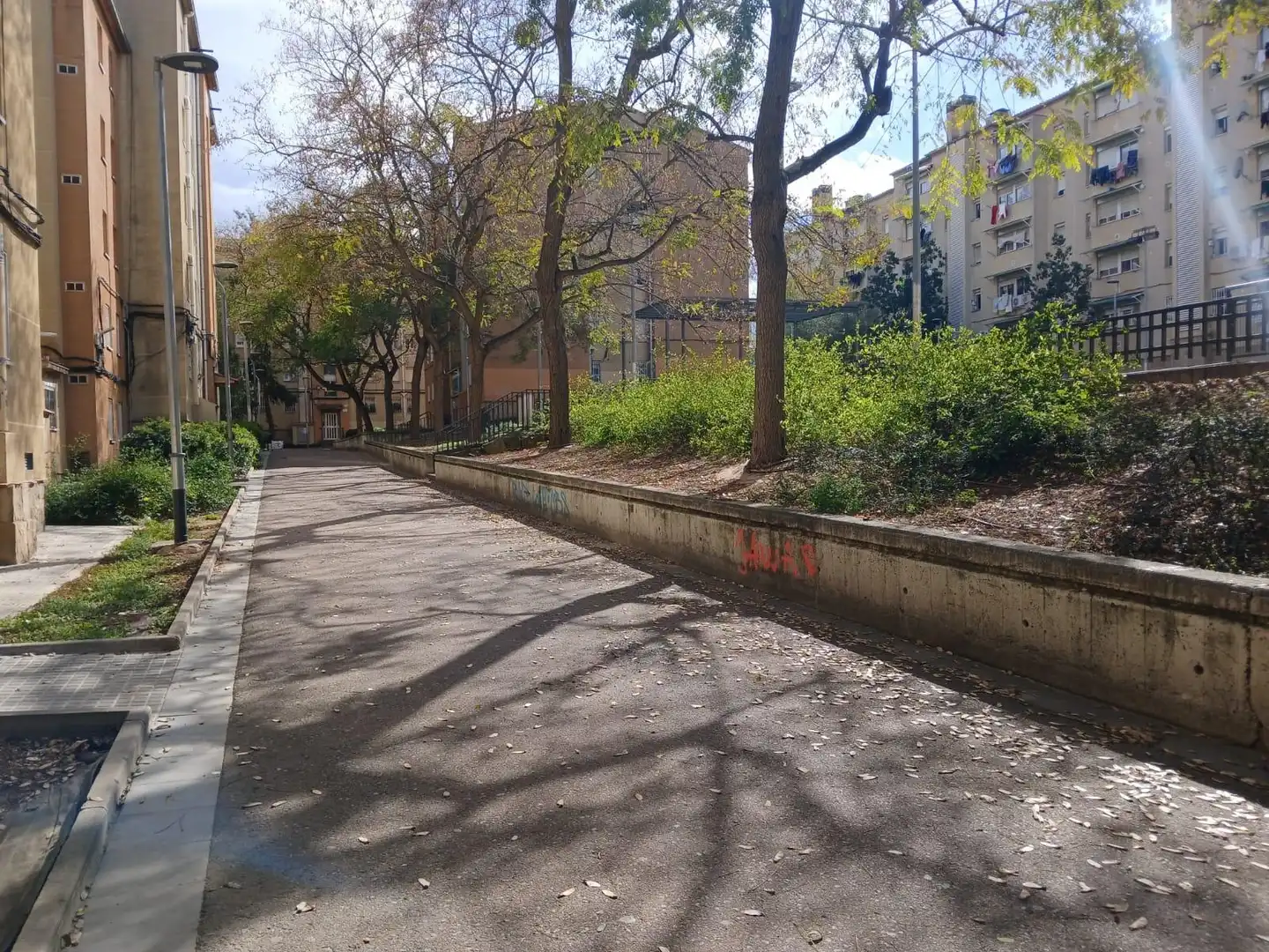Vista exterior de Piso en venta en Terrassa con Alarma