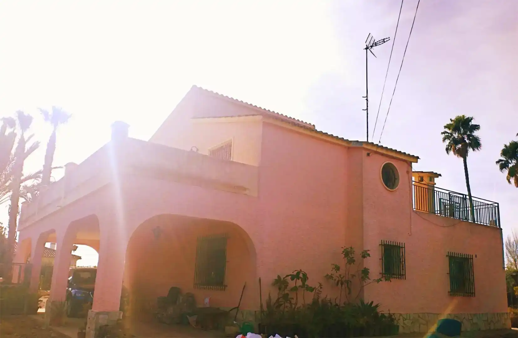 Exterior view of Houses for sale in Elche / Elx  with Air Conditioner