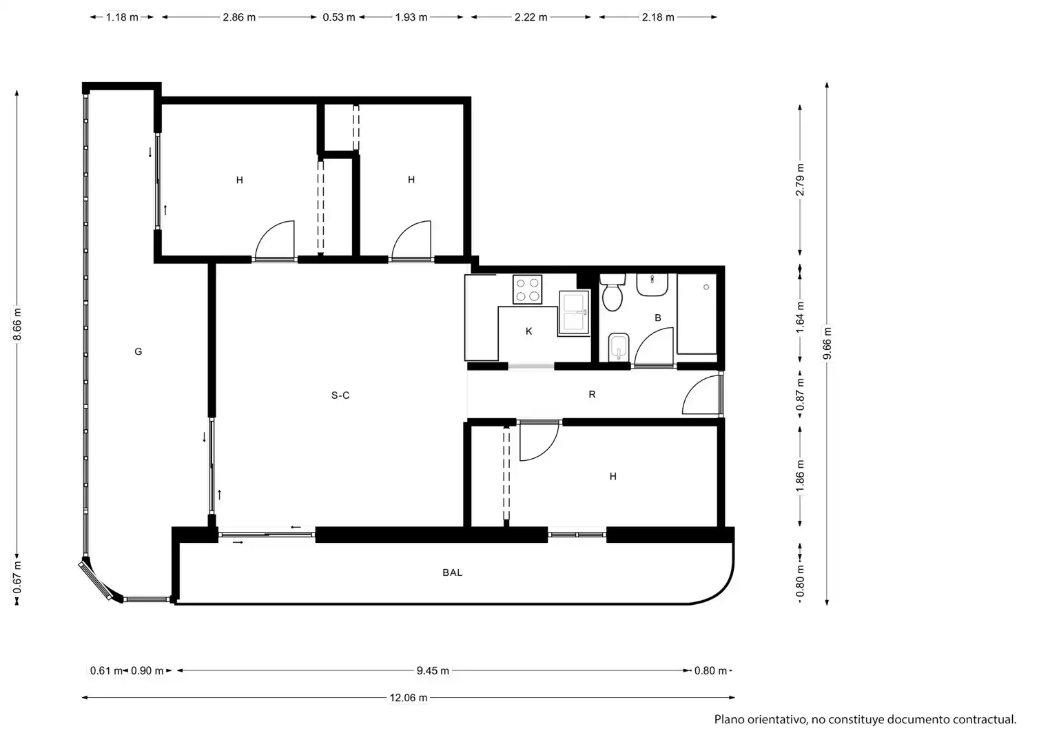 Piso en venta en Arona con Balcón