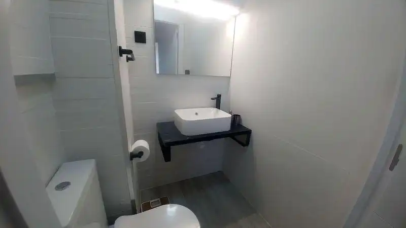 Bathroom of Apartments for rent in Villajoyosa / La Vila Joiosa  with Air Conditioner and Internet