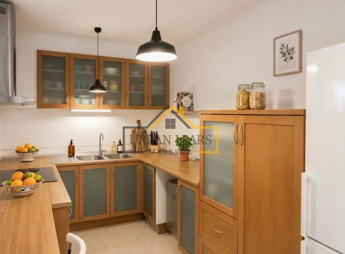 Cocina de Casa adosada en venta en La Roca del Vallès con Aire acondicionado, Calefacción y Terraza
