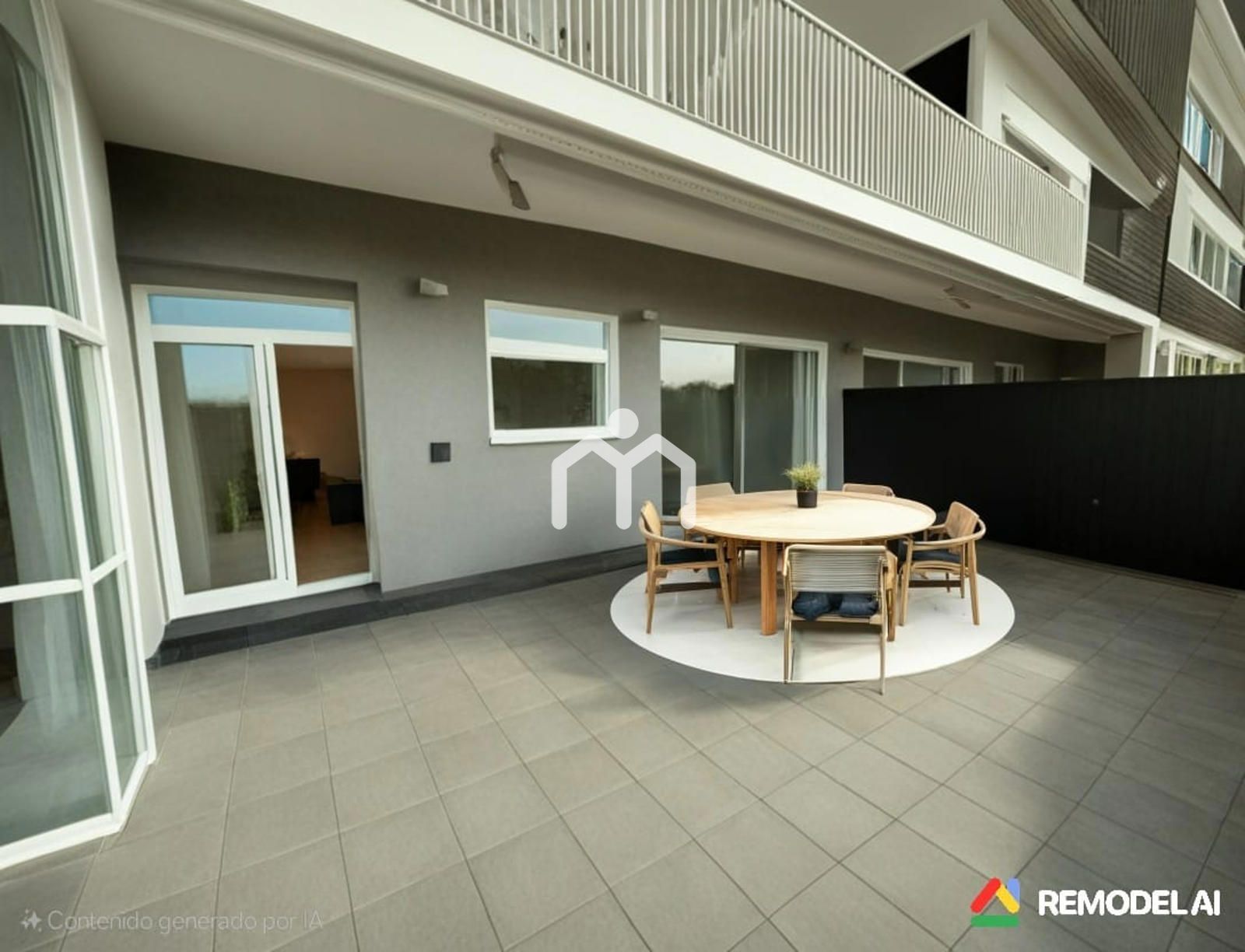 Terrace of Flat for sale in Badalona  with Air Conditioner, Heating and Parquet flooring