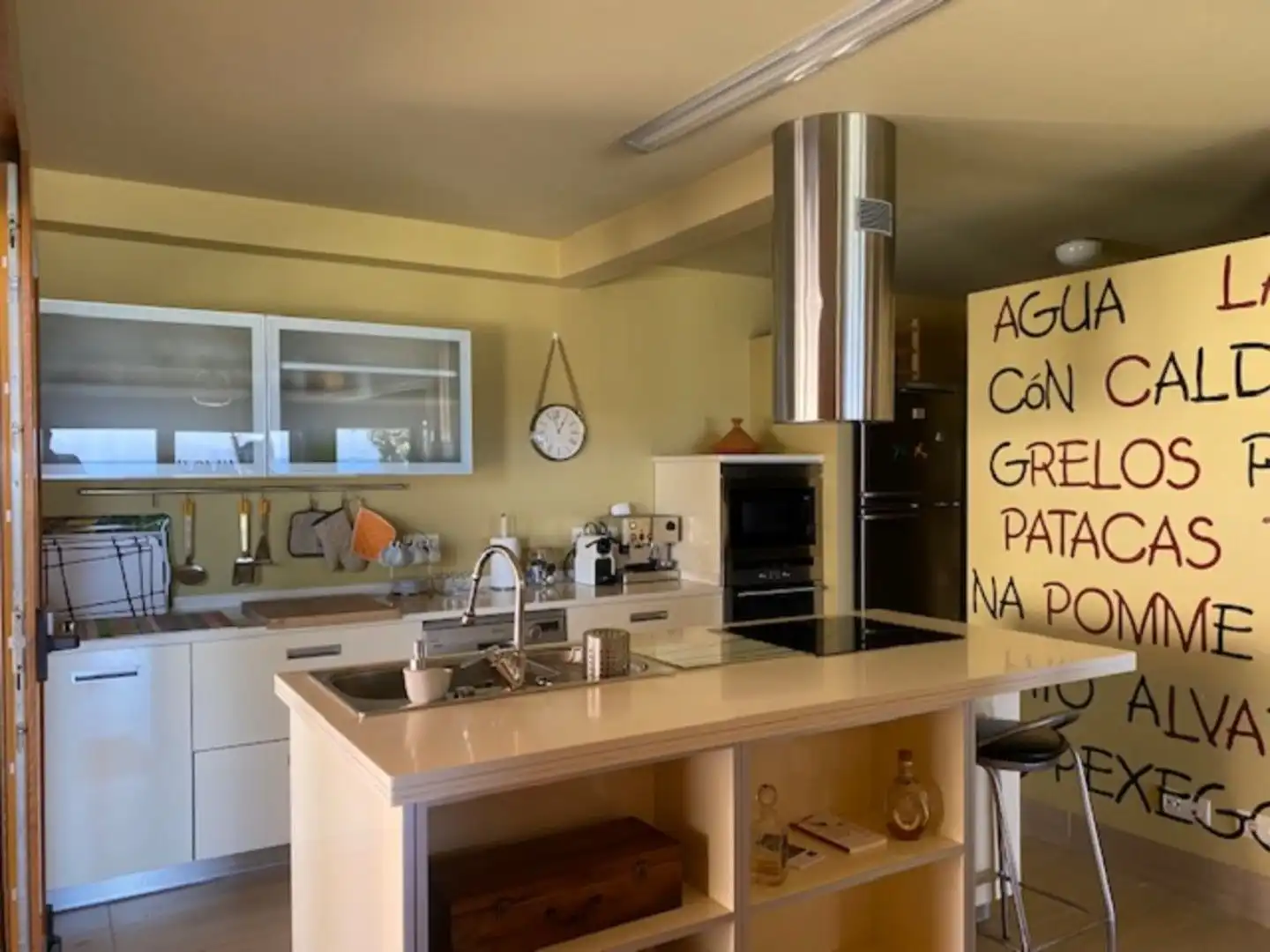 Kitchen of Houses for rent in Oia  with Private garden, Terrace and Swimming Pool