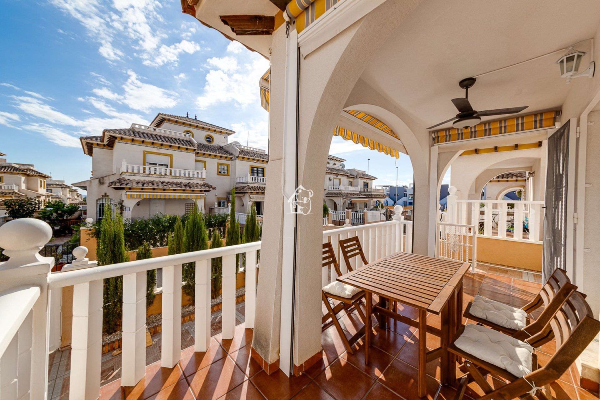 Terrace of House or chalet to rent in Orihuela  with Air Conditioner, Private garden and Terrace