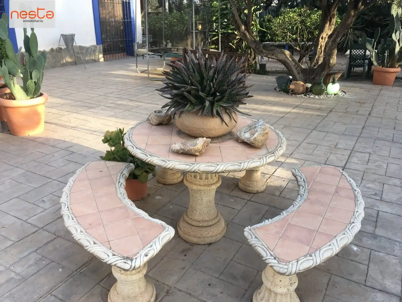 Terrassa de Finca rústica en venda en Lorca amb Aire condicionat, Jardí privat i Moblat