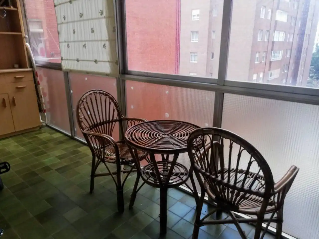 Balcony of Flat for rent in Burgos  with Heating, Parquet flooring and Furnished