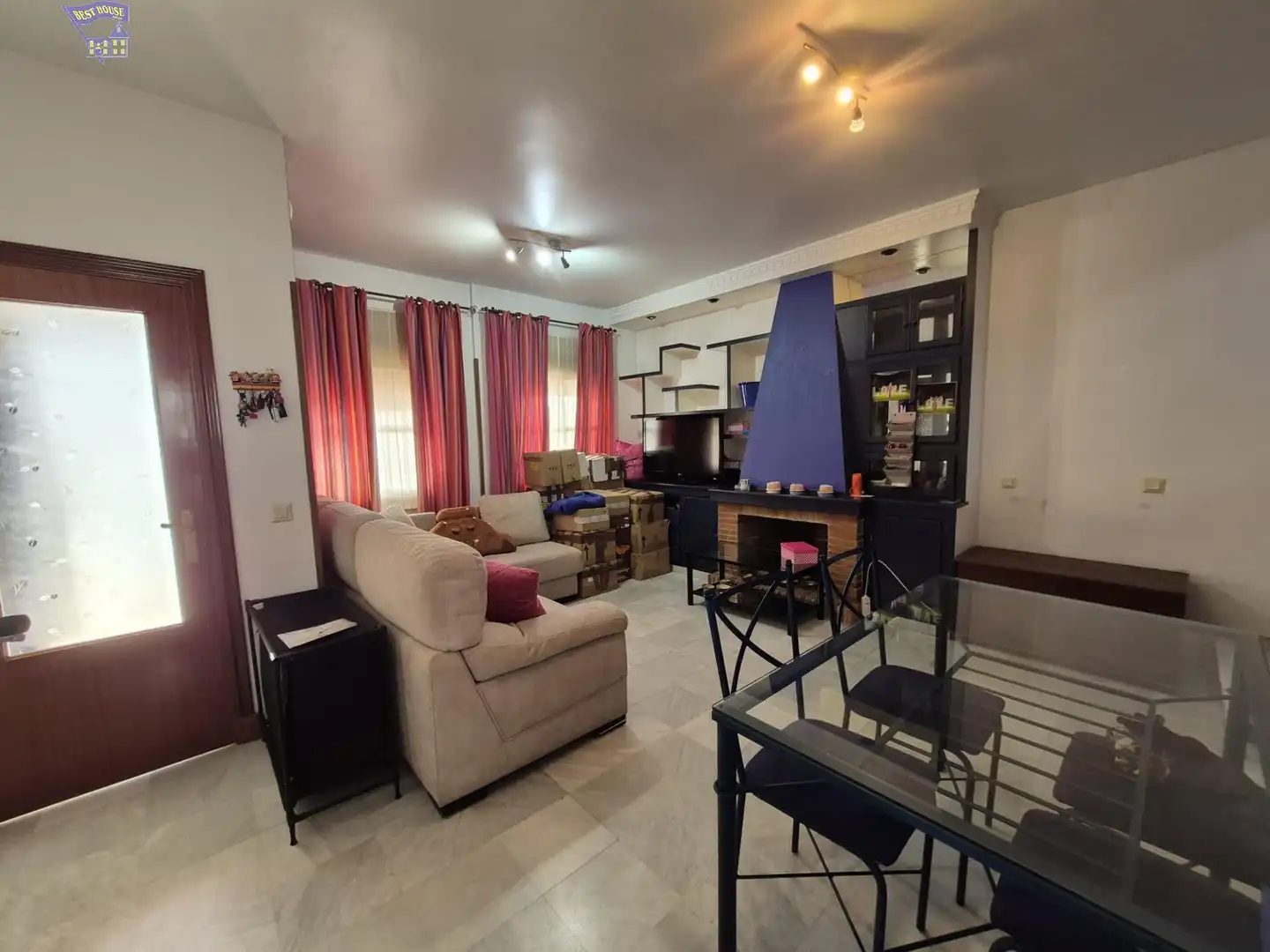 Sala de estar de Casa adosada en venta en Arcos de la Frontera