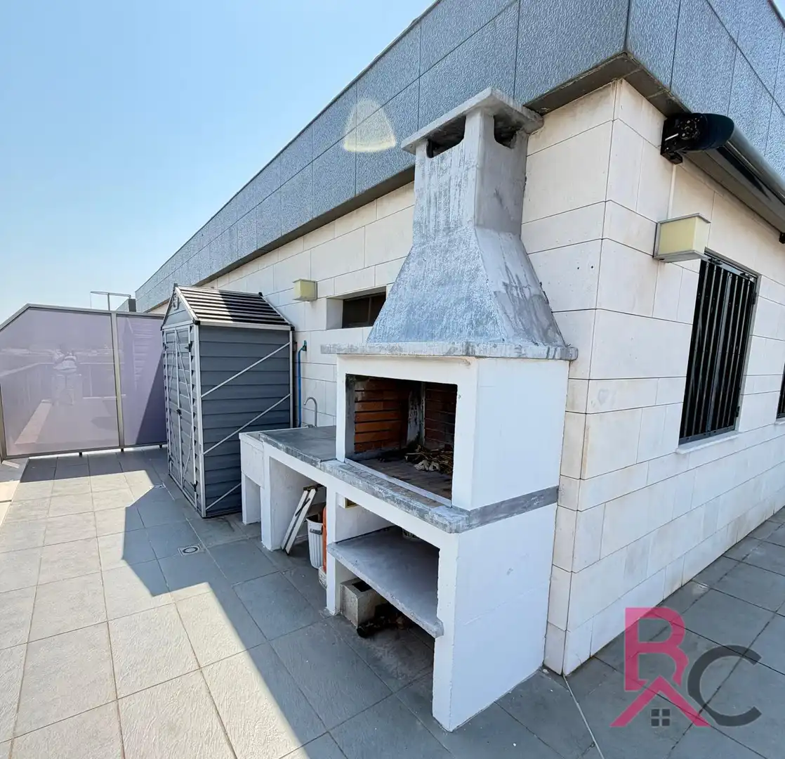 Terrasse von Dachboden zum Verkauf in Moncofa mit Klimaanlage, Terrasse und Ofen