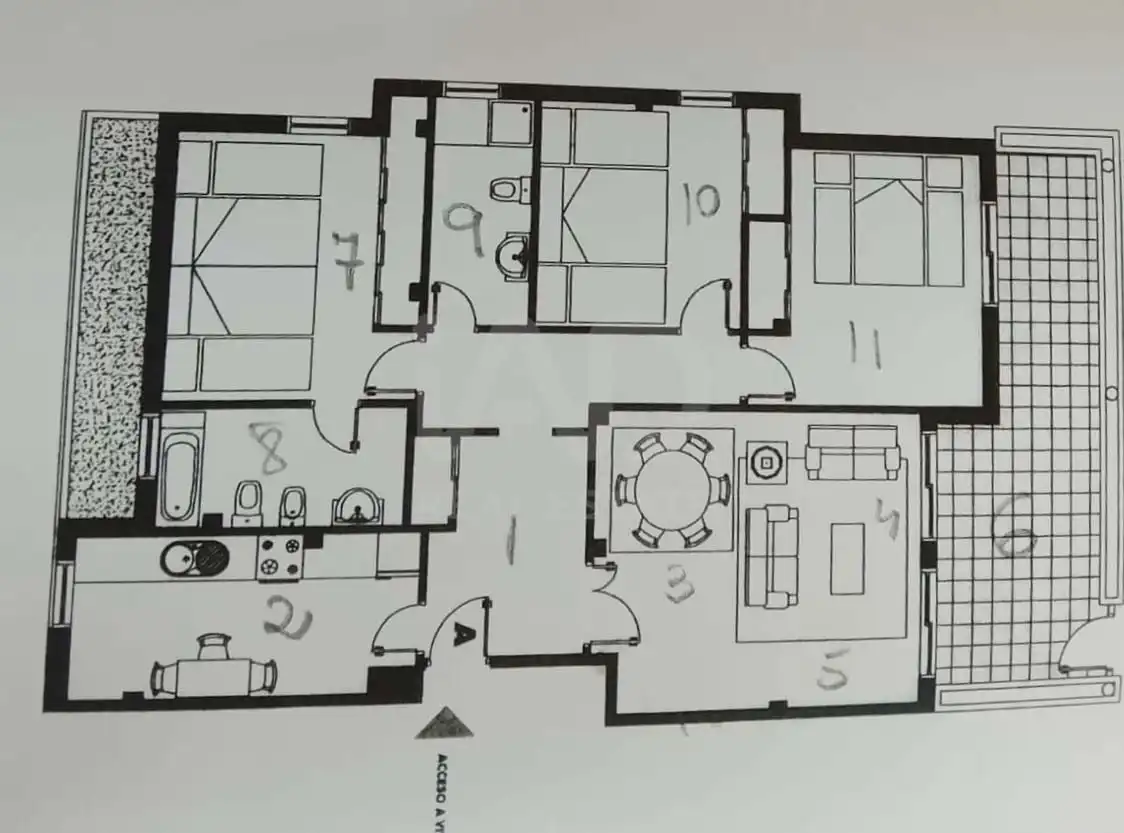 Wohnung zum Verkauf in Vilagarcía de Arousa mit Terrasse und Schwimmbad