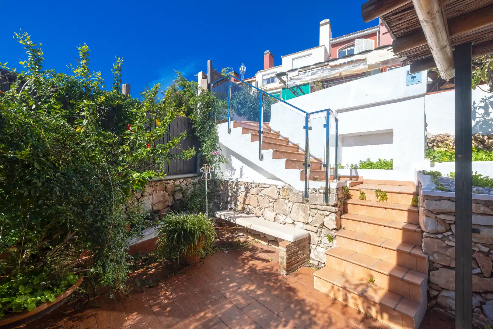 Jardí de Casa adosada en venda en Málaga amb Aire condicionat, Calefacció i Jardí privat