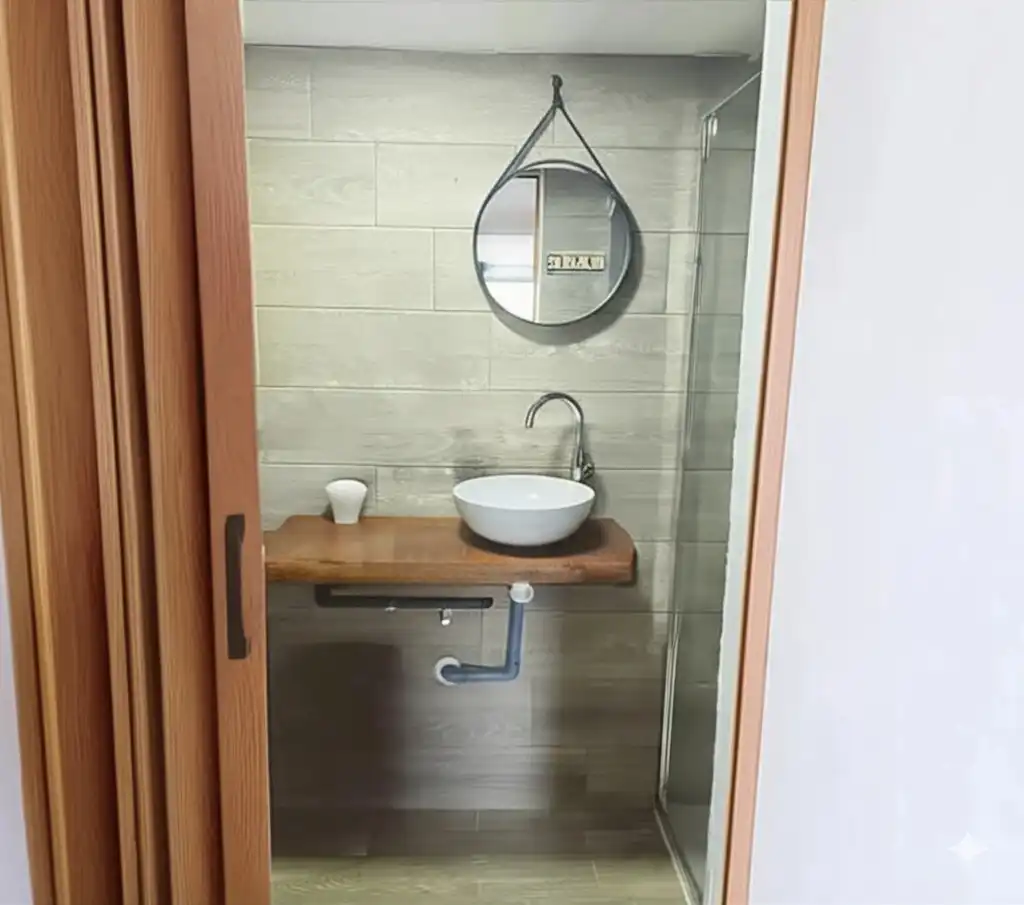 Badezimmer von Wohnungen zum Verkauf in Puçol mit Klimaanlage, Heizung und Terrasse