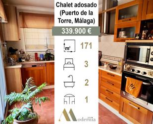 Kitchen of Single-family semi-detached for sale in Málaga Capital  with Air Conditioner and Swimming Pool