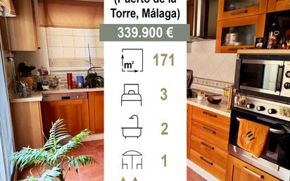 Kitchen of Single-family semi-detached for sale in Málaga Capital  with Air Conditioner and Swimming Pool