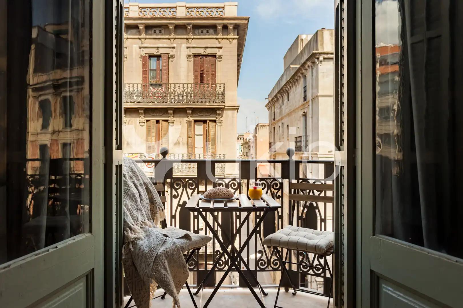 Terrassa de Apartament de lloguer en Barcelona amb Aire condicionat, Calefacció i Moblat