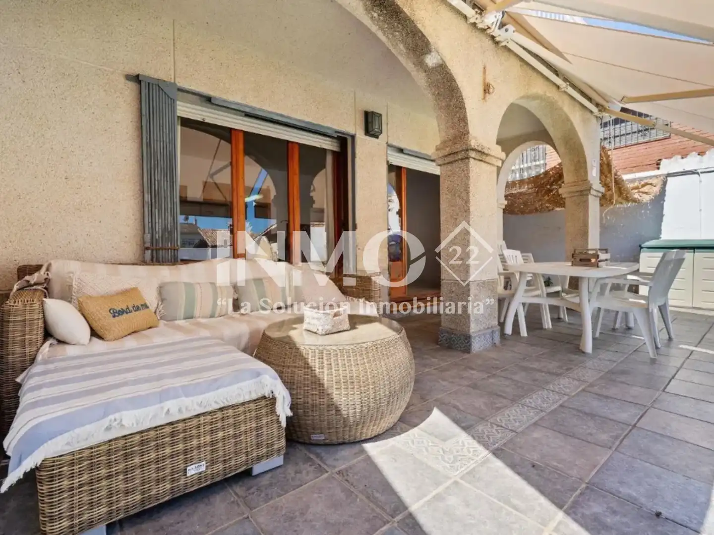 Terrassa de Casa adosada en venda en Cambrils amb Aire condicionat, Calefacció i Jardí privat