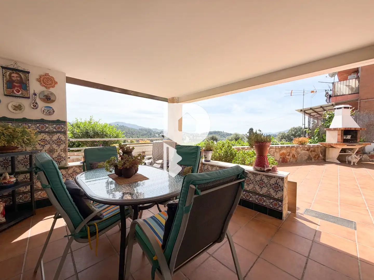 Terrassa de Casa o xalet en venda en El Papiol amb Aire condicionat, Calefacció i Jardí privat