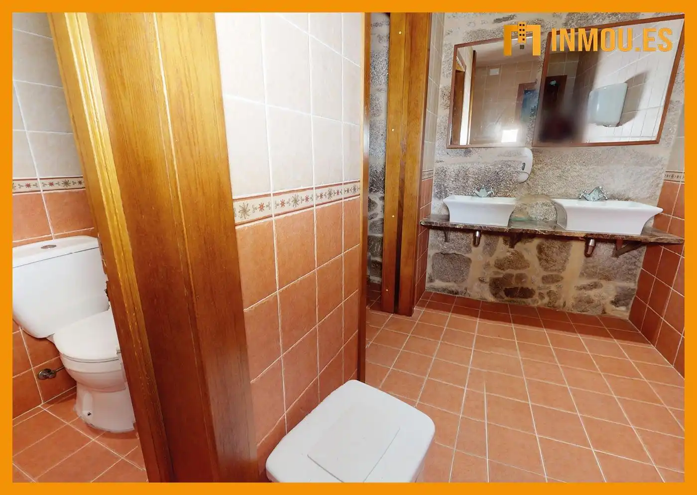 Badezimmer von Haus oder Chalet zum Verkauf in O Irixo mit Heizung