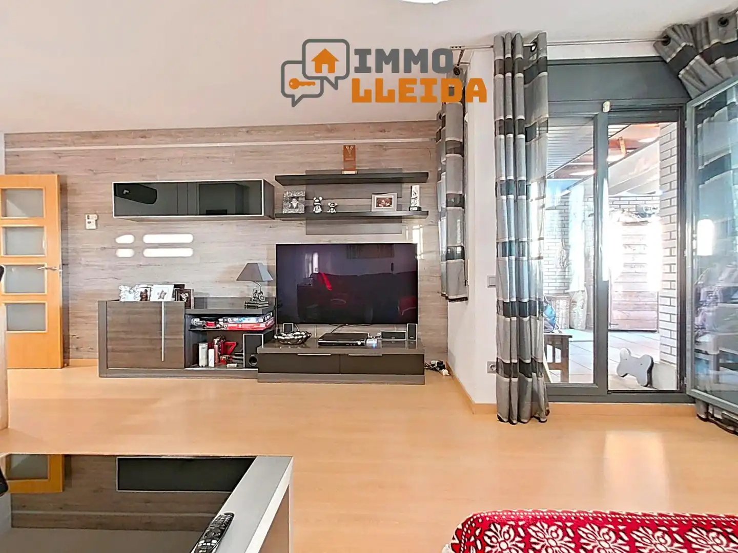 Wohnzimmer von Wohnung zum Verkauf in Lleida mit Klimaanlage, Heizung und Privatgarten