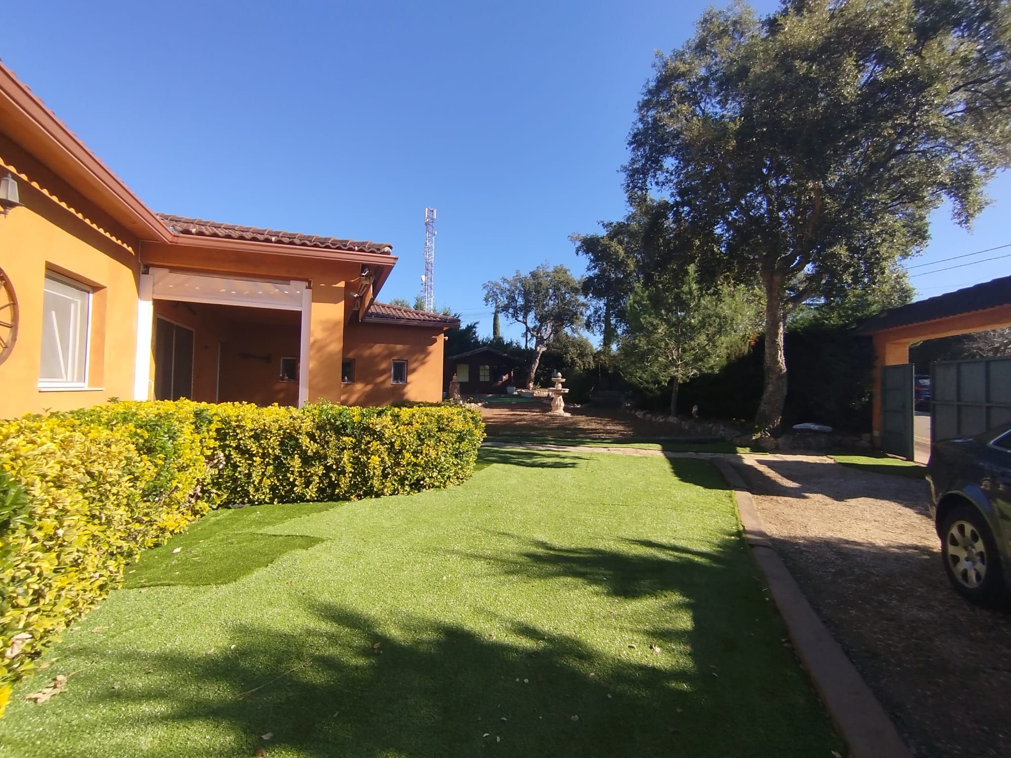 Jardí de Casa o xalet en venda en Caldes de Malavella amb Piscina
