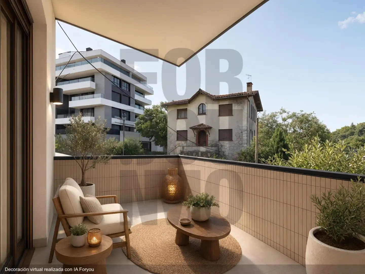 Terrace of Flat for sale in Donostia - San Sebastián   with Heating, Private garden and Terrace