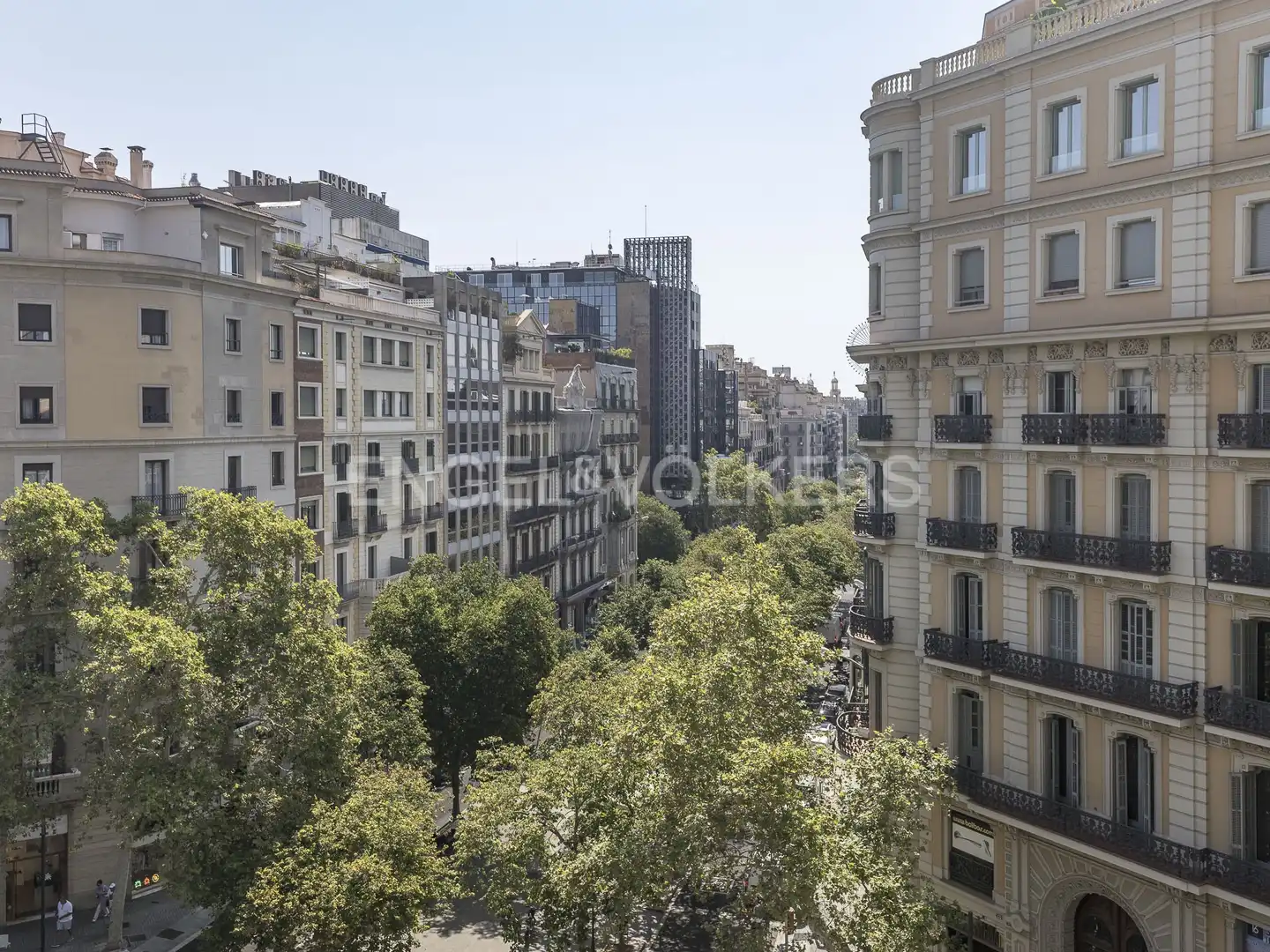 Außenansicht von Dachboden zur Miete in Barcelona mit Klimaanlage, Heizung und Parkett