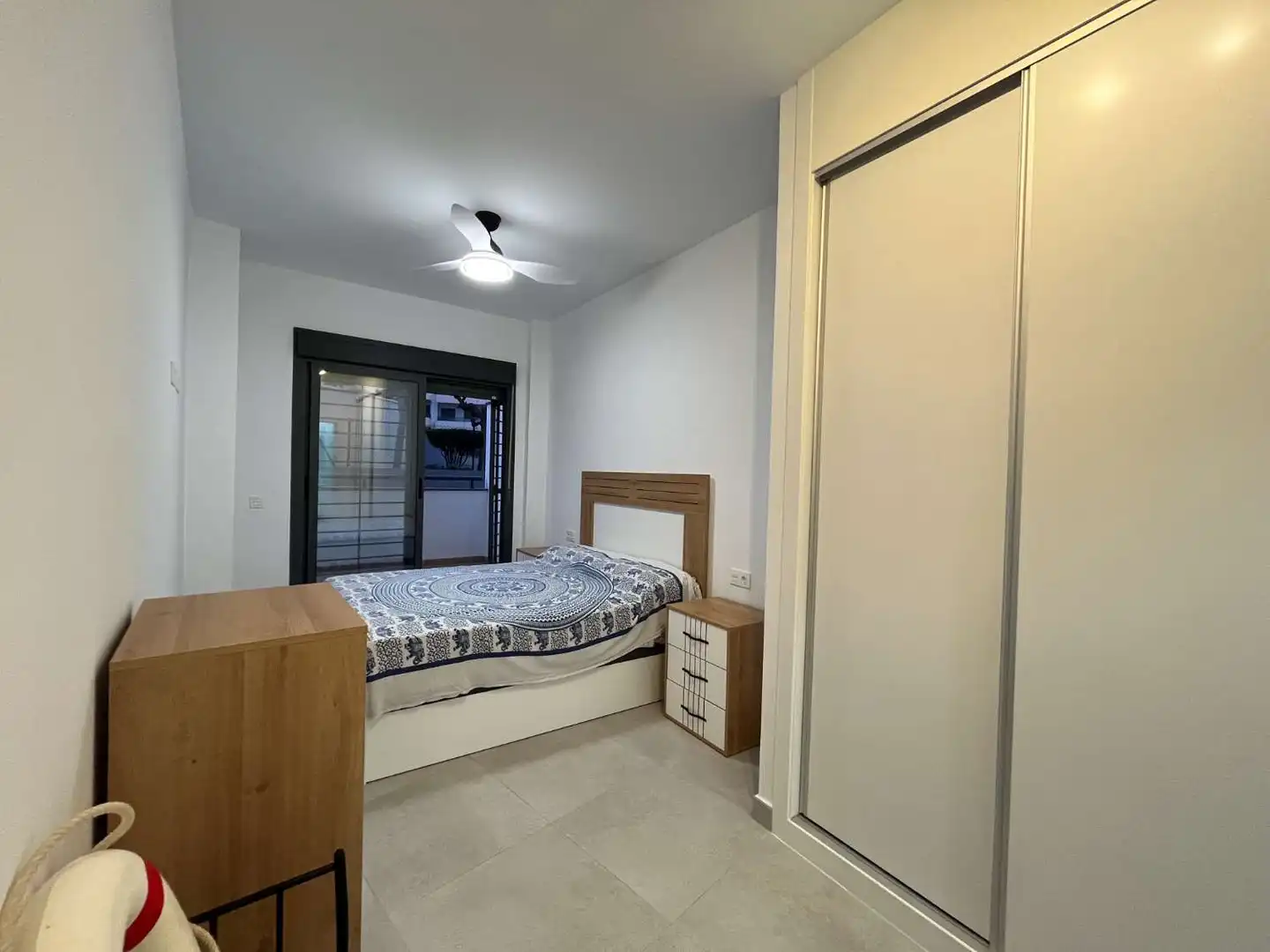 Schlafzimmer von Wohnungen zur Miete in Garrucha mit Klimaanlage, Heizung und Terrasse
