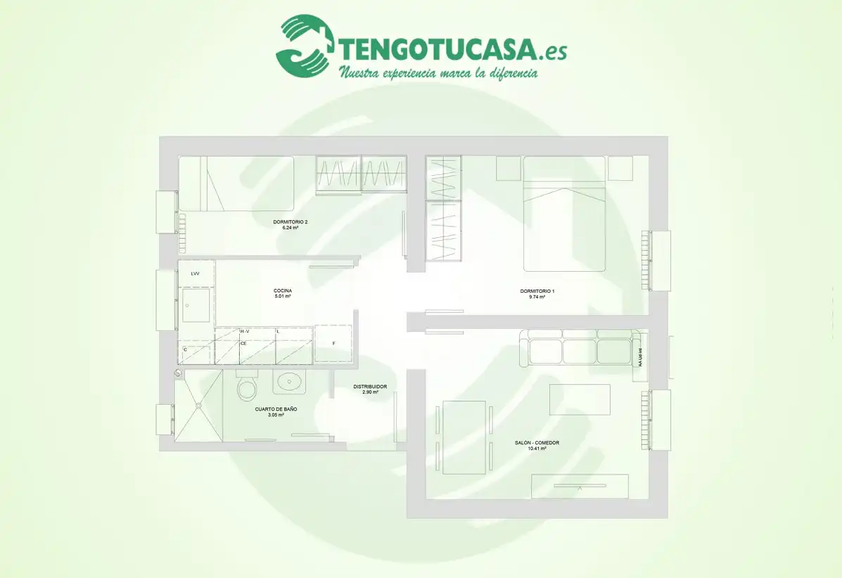 Wohnung zum Verkauf in Calle Canteras de Tilly, Casco histórico de Vicálvaro