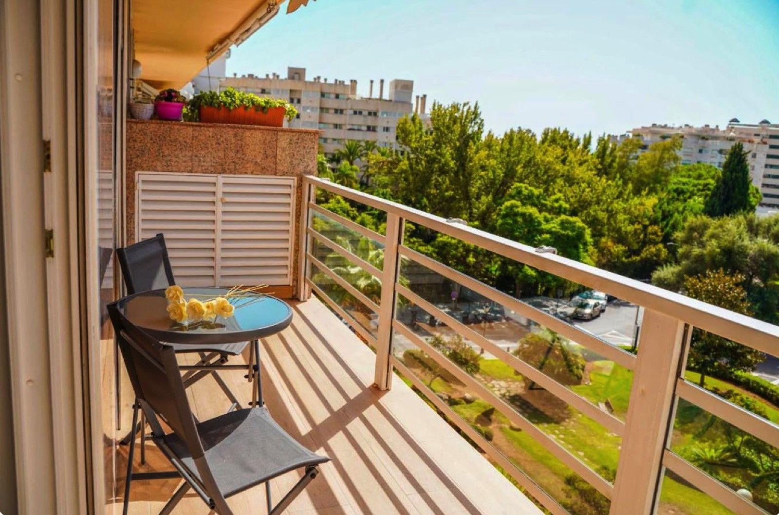 Terrassa de Apartament en venda en Marbella amb Aire condicionat, Terrassa i Moblat