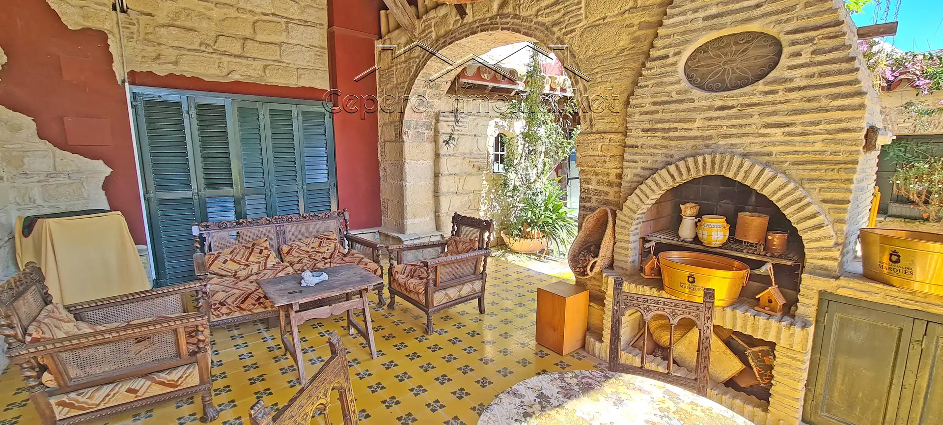 Terraza de Casa o chalet en venta en Jerez de la Frontera con Aire acondicionado, Terraza y Alarma