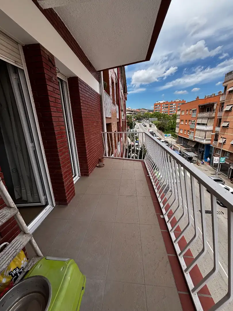 Terrasse von Wohnung zum Verkauf in Badalona mit Klimaanlage, Heizung und Parkett