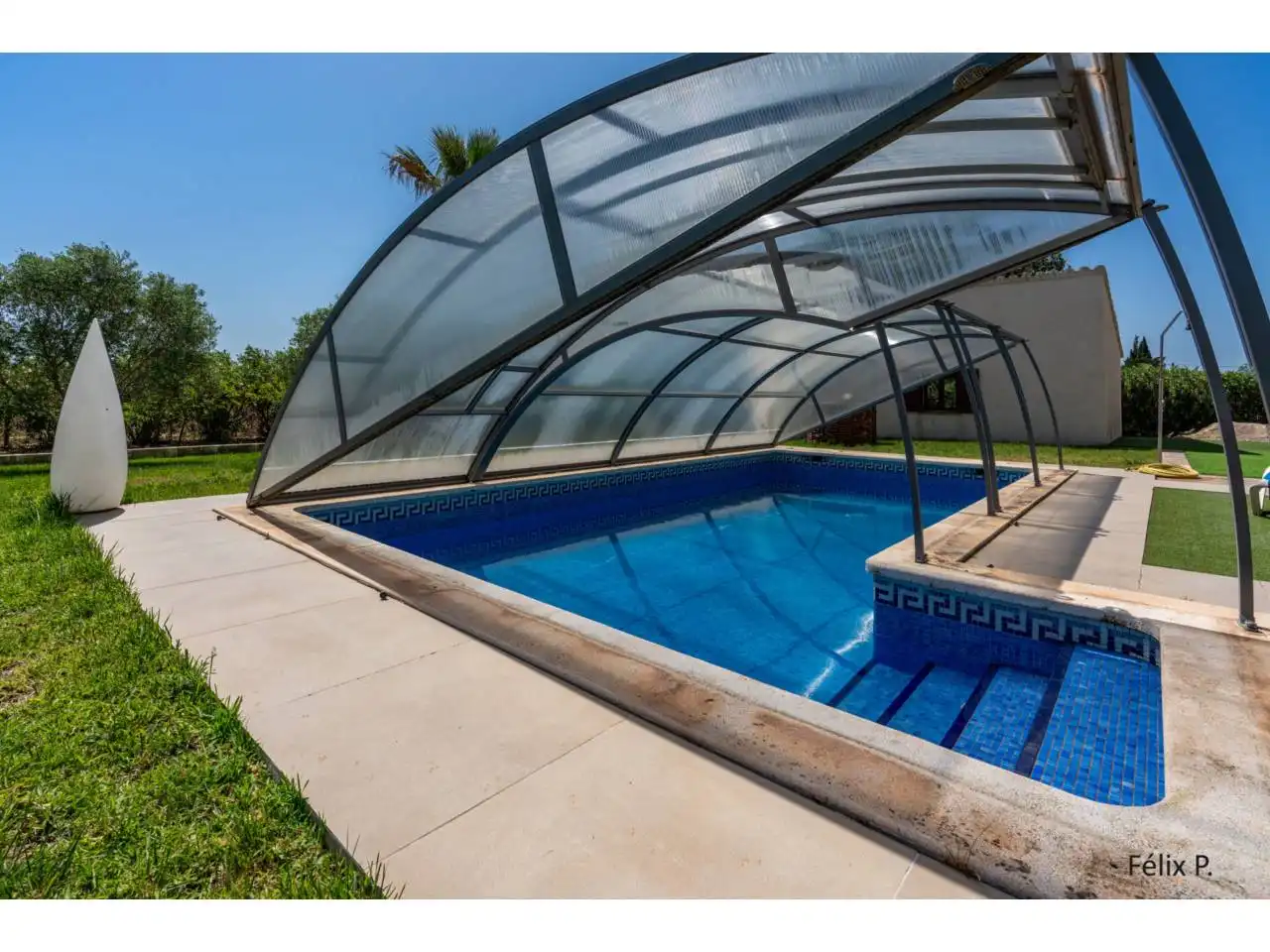 Piscina de Finca rústica en venda en Muro amb Aire condicionat, Jardí privat i Terrassa