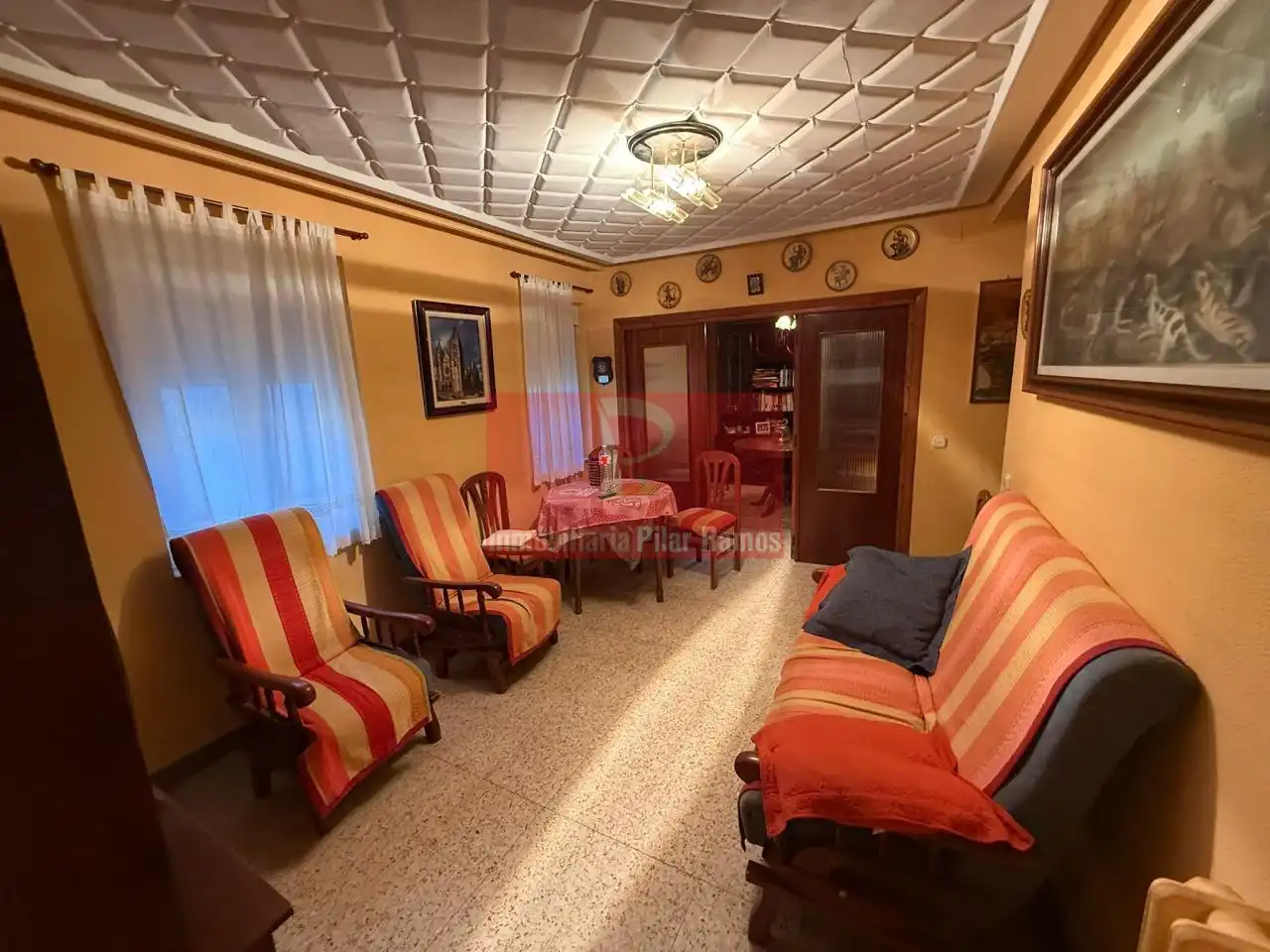 Living room of Houses for sale in Villaquilambre  with Heating, Private garden and Storage room