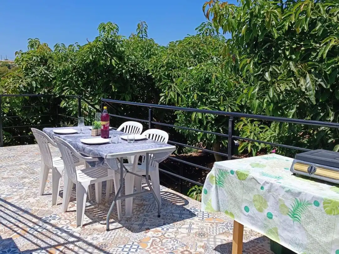 Terraza de Casa o chalet de alquiler en Nerja con Aire acondicionado, Calefacción y Jardín privado