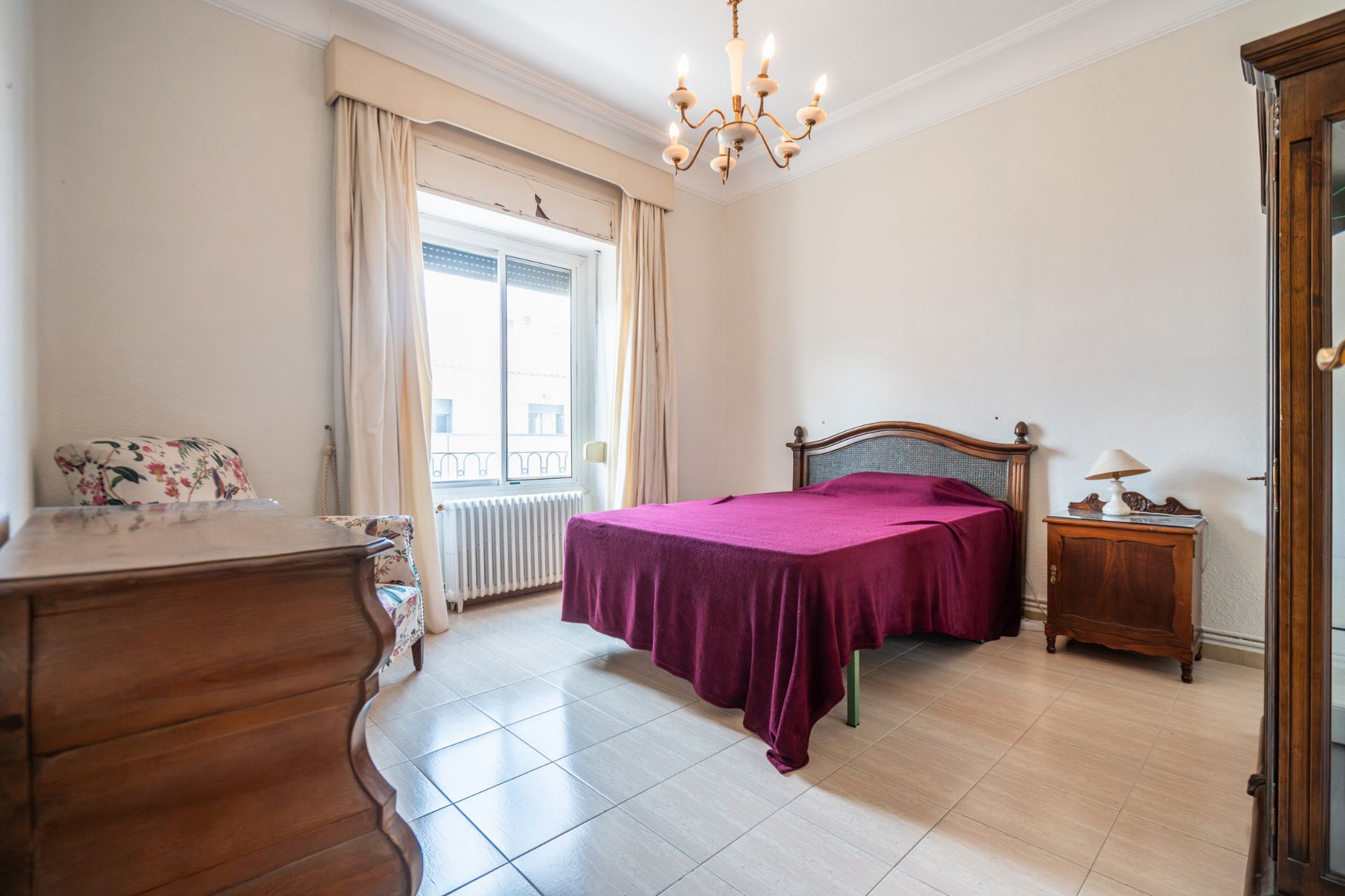 Bedroom of Flat for sale in  Albacete Capital  with Air Conditioner, Heating and Terrace