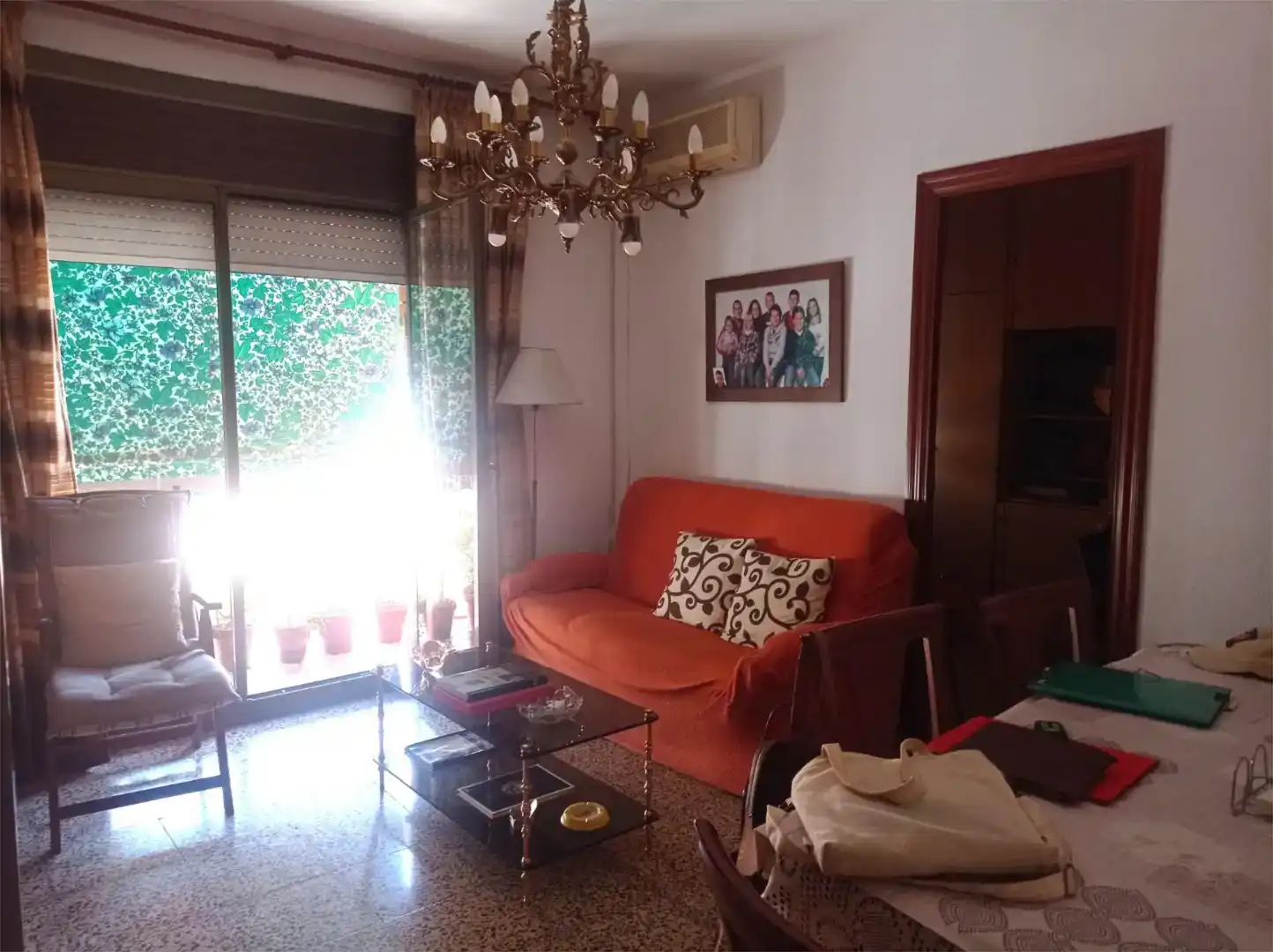 Sala d'estar de Pis en venda en  Barcelona Capital amb Aire condicionat i Balcó