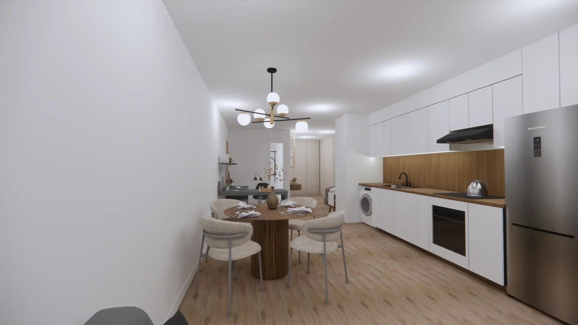 Cocina de Estudio en venta en Mislata con Aire acondicionado, Horno y Lavadora