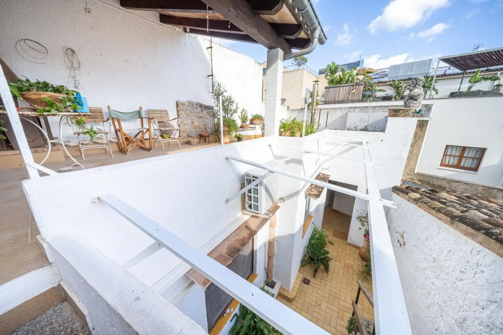 Vista exterior de Casa adosada en venta en Pollença con Aire acondicionado, Calefacción y Terraza