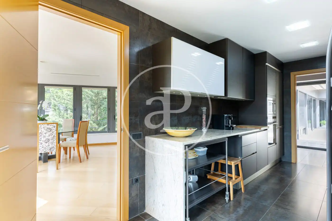 Kitchen of Houses for sale in Sant Cugat del Vallès  with Air Conditioner, Heating and Private garden