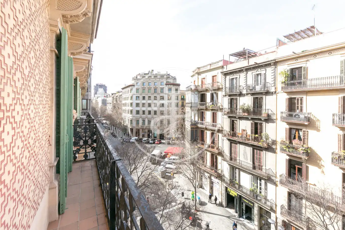 Vista exterior de Piso de alquiler en Barcelona con Aire acondicionado, Calefacción y Amueblado