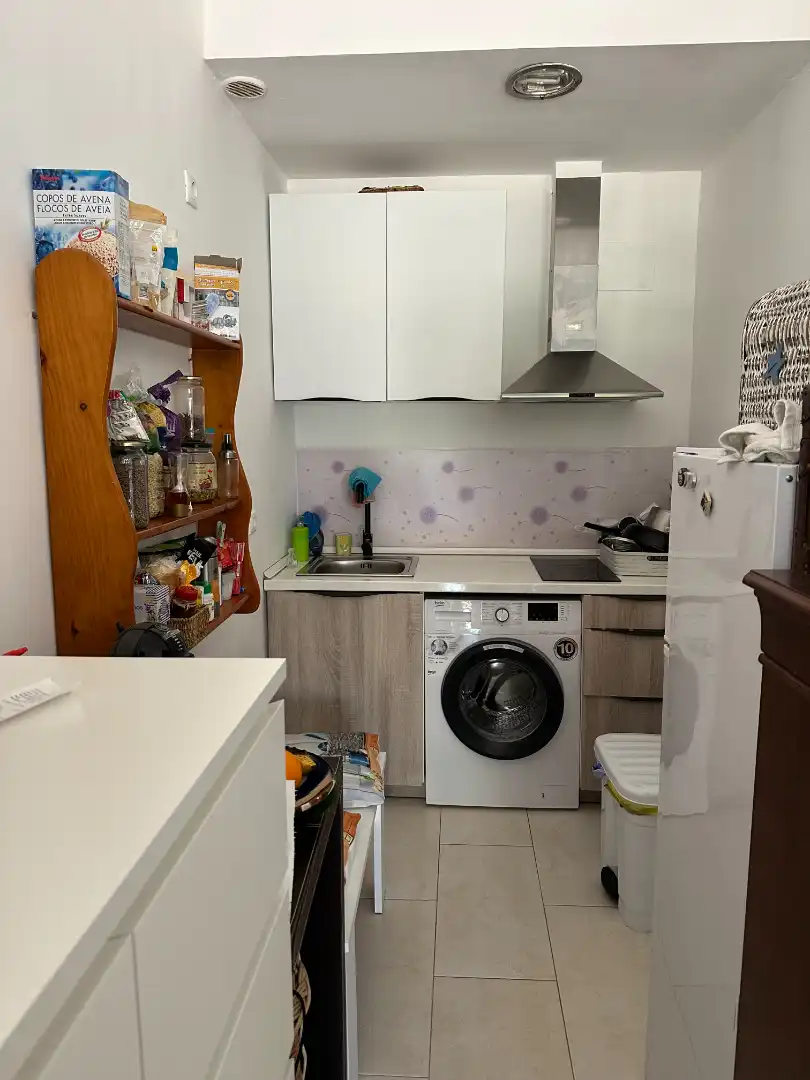 Cuina de Estudi de lloguer en Alicante / Alacant amb Aire condicionat, Calefacció i Moblat