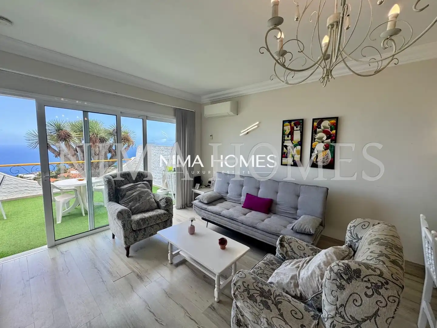 Living room of Apartments for sale in Tacoronte  with Air Conditioner, Terrace and Alarm