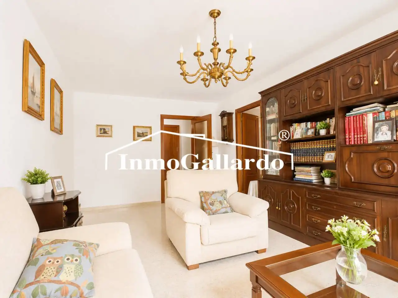 Sala de estar de Piso en venta en Málaga con Aire acondicionado y Terraza