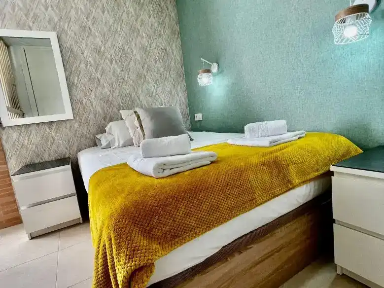 Bedroom of Flat for rent in Benalmádena  with Air Conditioner, Swimming Pool and Furnished