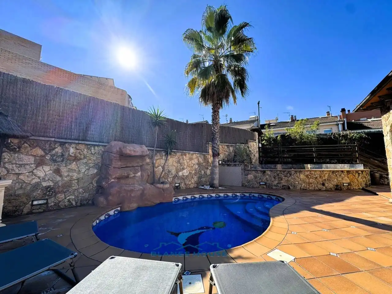 Piscina de Casa o xalet en venda en Blanes amb Aire condicionat, Calefacció i Jardí privat