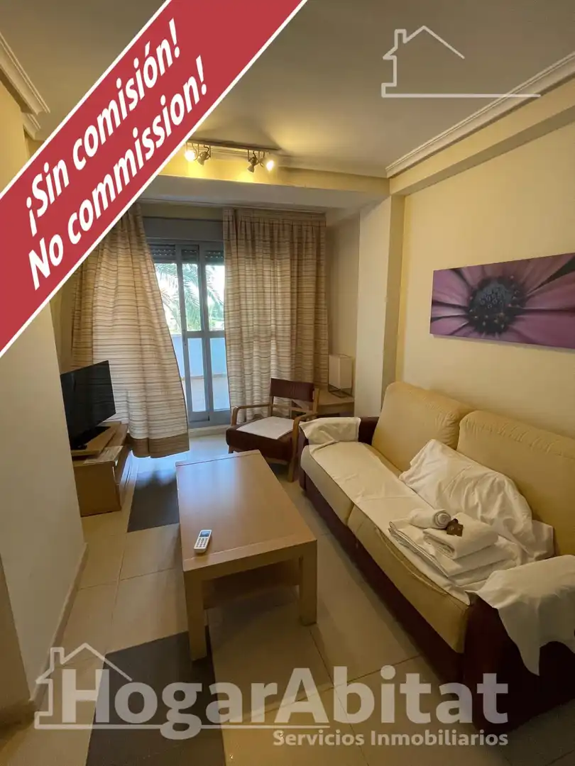 Living room of Flat for sale in Vera  with Air Conditioner, Private garden and Terrace