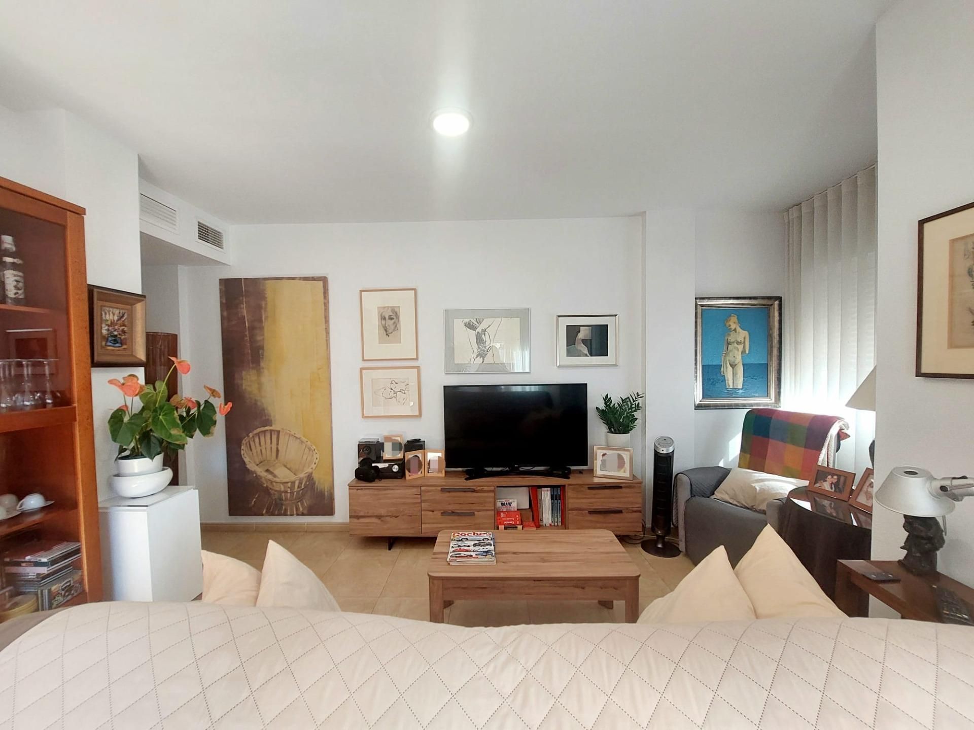 Living room of Apartment for sale in  Murcia Capital  with Air Conditioner, Heating and Balcony