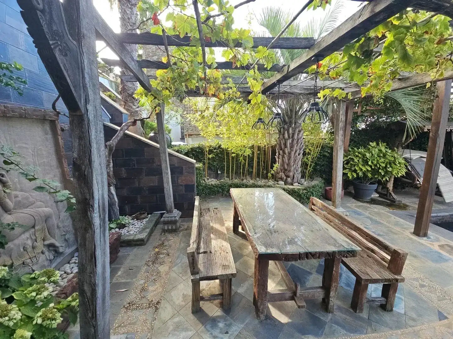 Terraza de Casa o chalet en venta en Lloret de Mar con Aire acondicionado, Jardín privado y Terraza