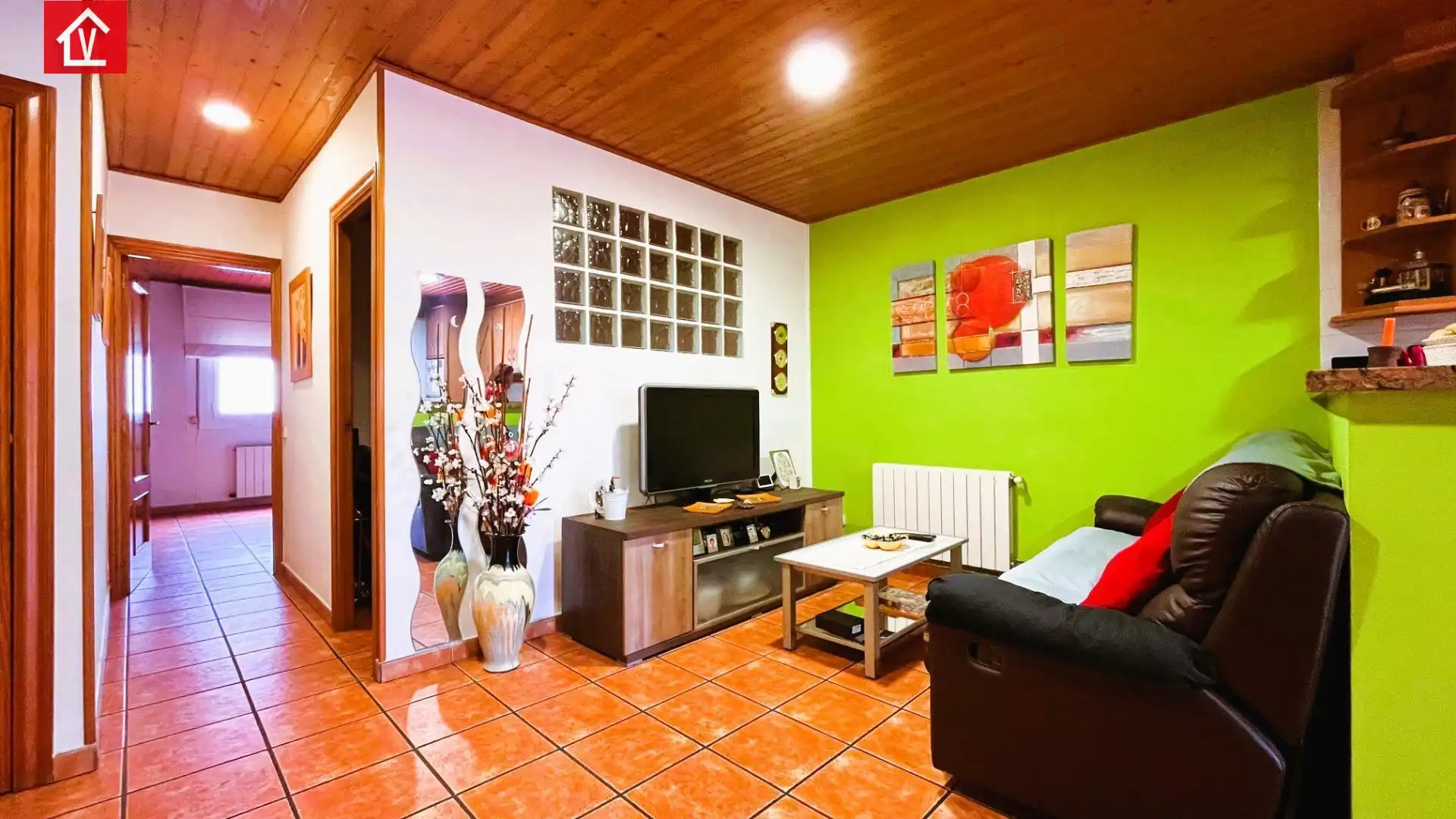 Sala de estar de Piso en venta en Sabadell con Aire acondicionado, Calefacción y Terraza