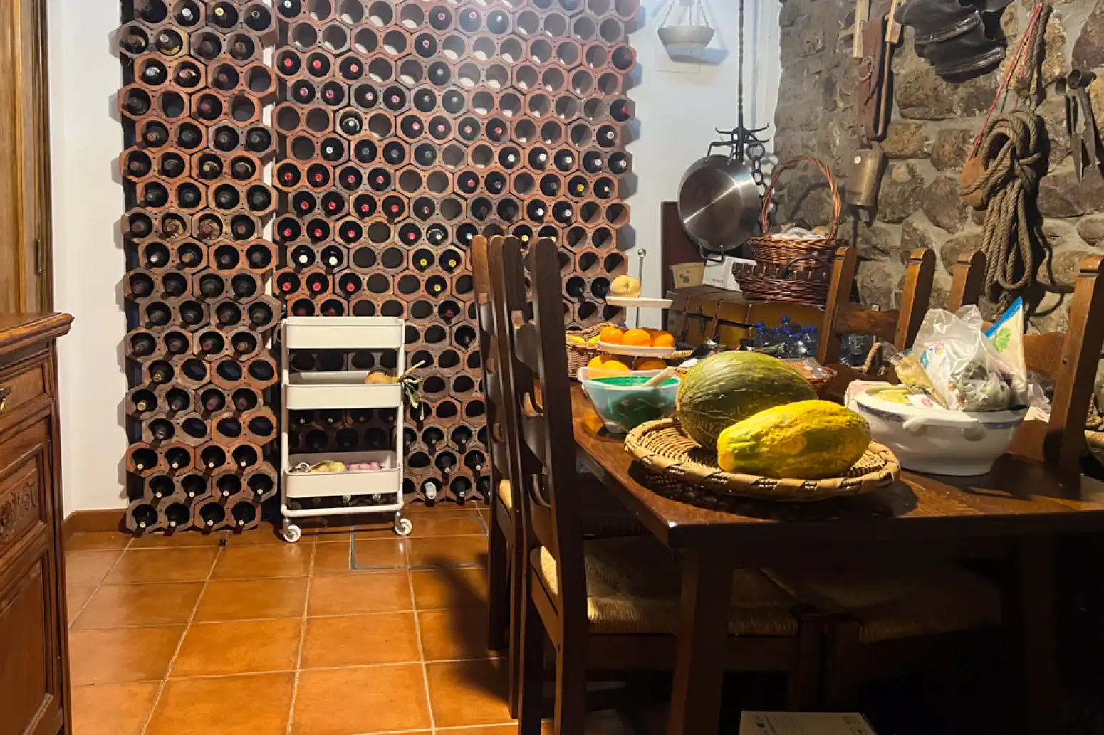Küche von Einfamilien-Reihenhaus zum Verkauf in Ruente mit Heizung, Terrasse und Balkon